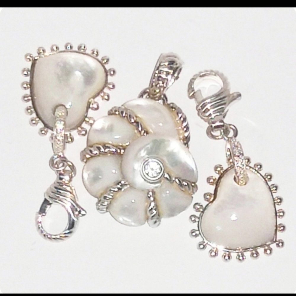 JUDITH RIPKA ,  MOP sterling silver set 925 Thailand